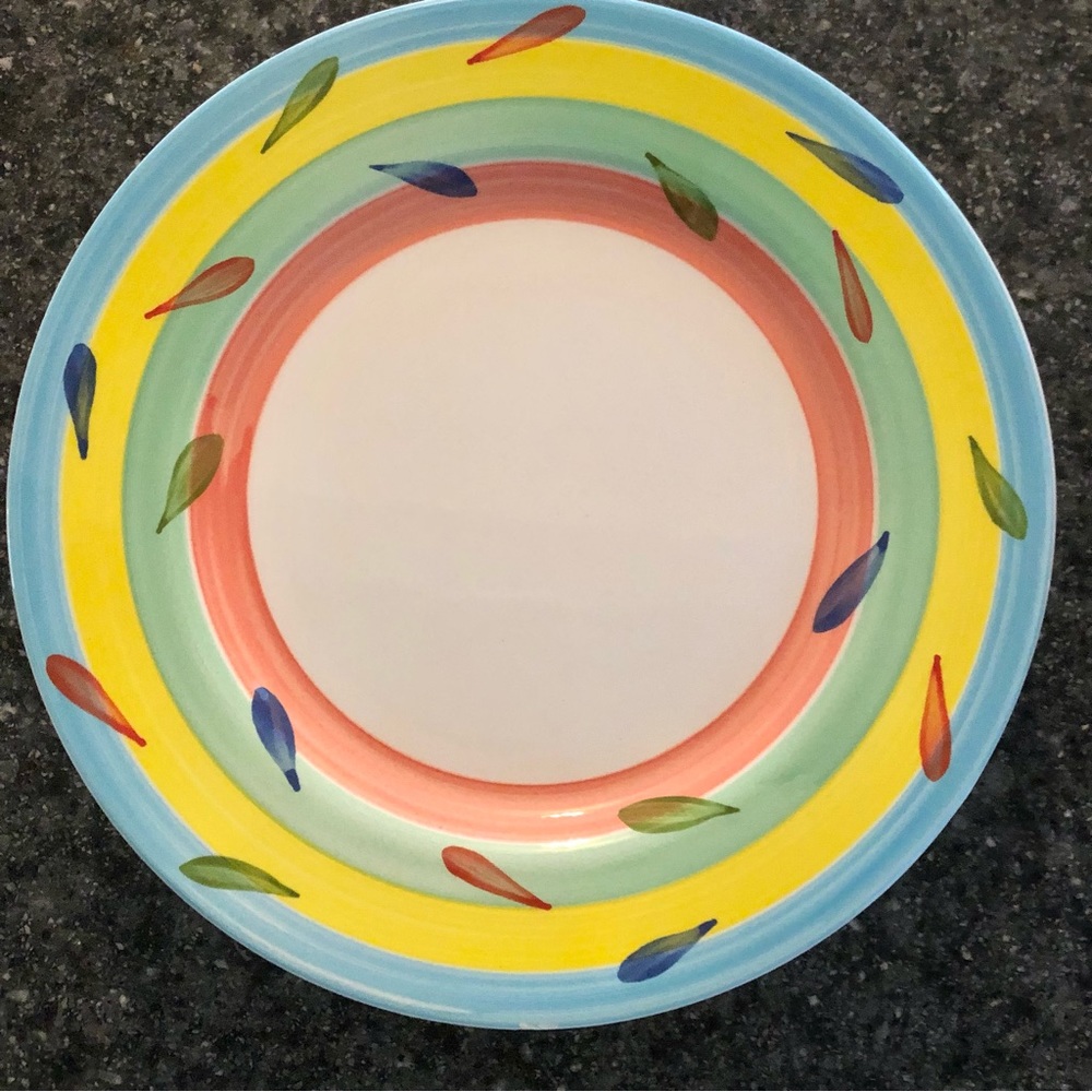 Set Of 4 Vintage Primula Dinner Plates